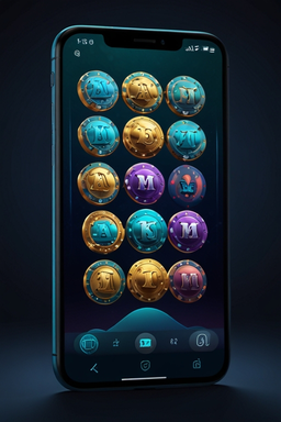 Smartphone mit Casino-App
